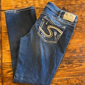 Silver Aiko Baby Boot Jeans W33/L31